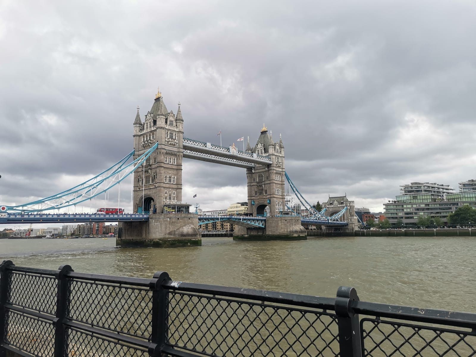 2:30 pm. And there it is: Tower Bridge.
