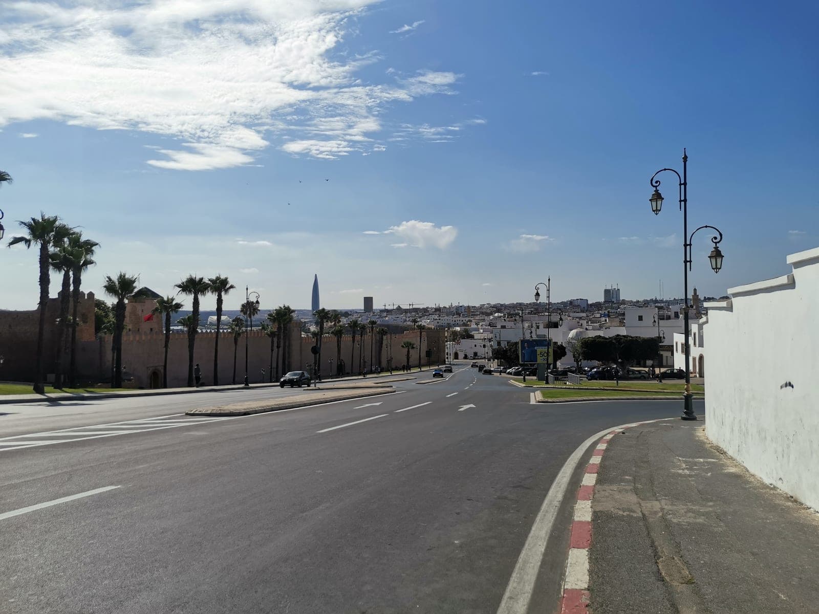 Saturday, 9:52 am. Along the old walls, then the ramparts facing the Atlantic.