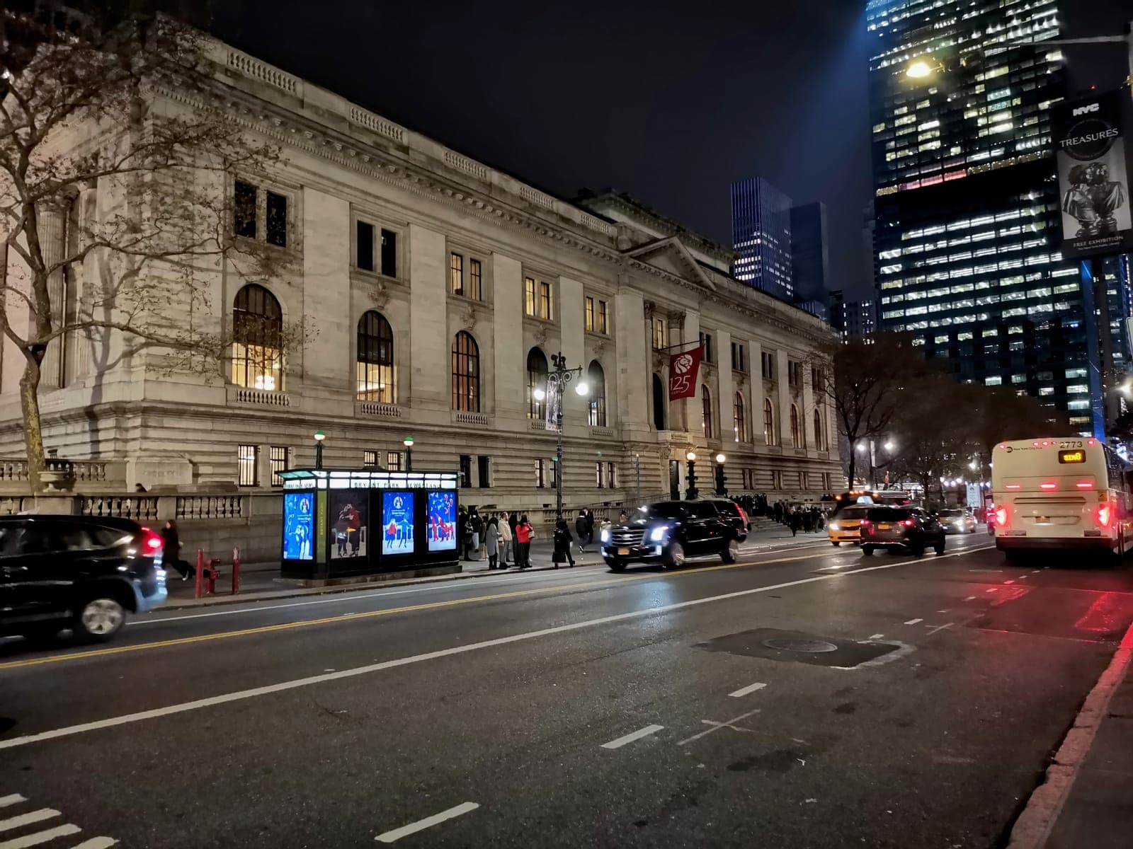 St. Patrick’s Cathedral, then the Public Library.