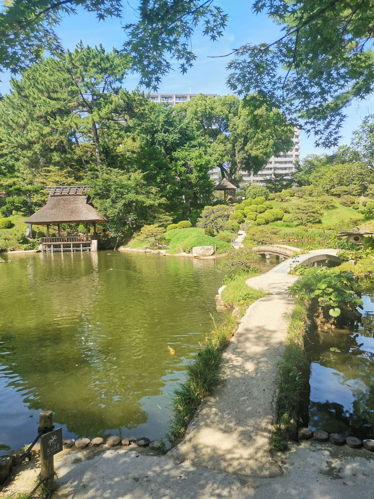 Shukkeien garden in the afternoon.