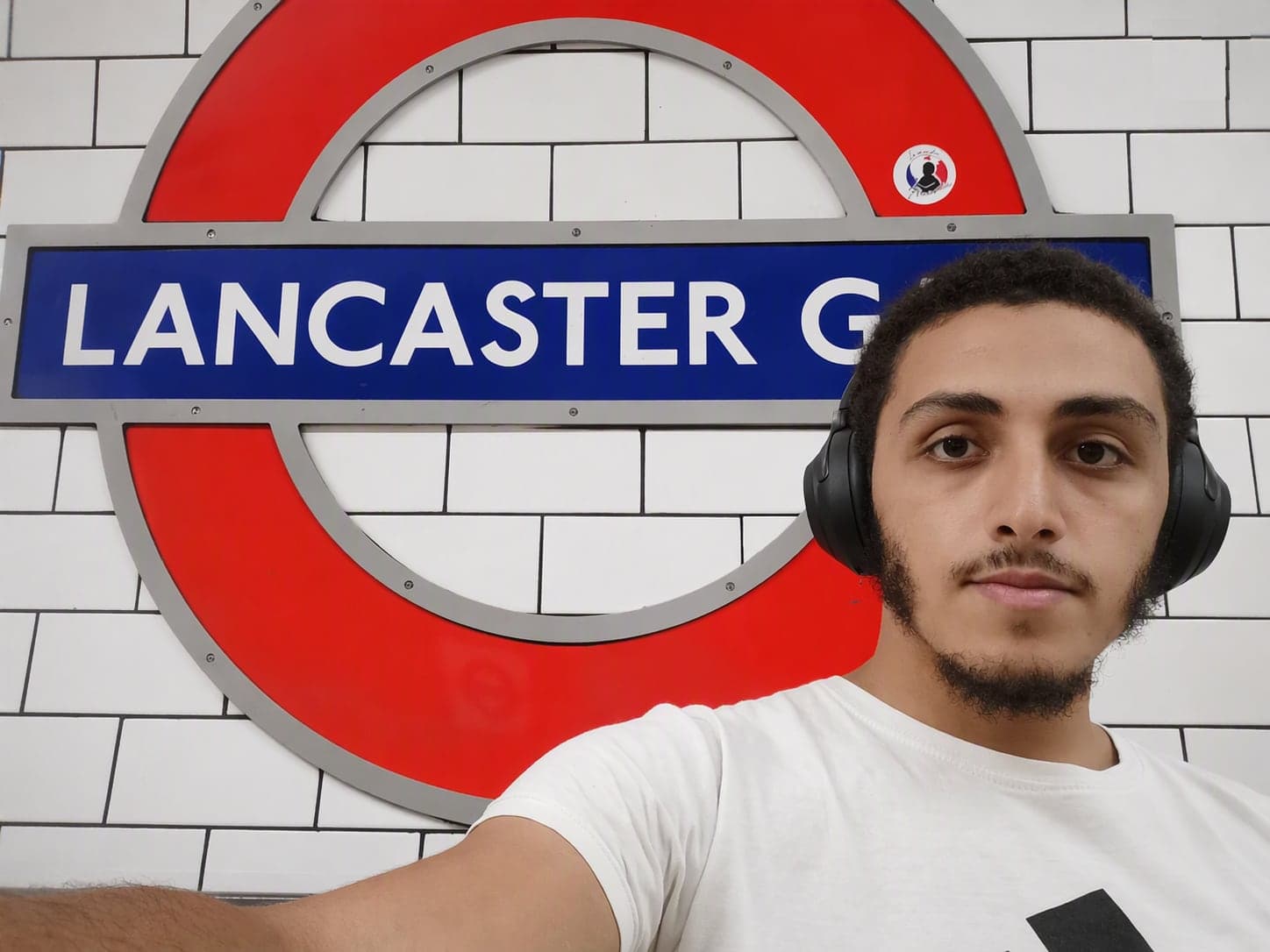 1:30 pm. Me, at Lancaster Gate.
