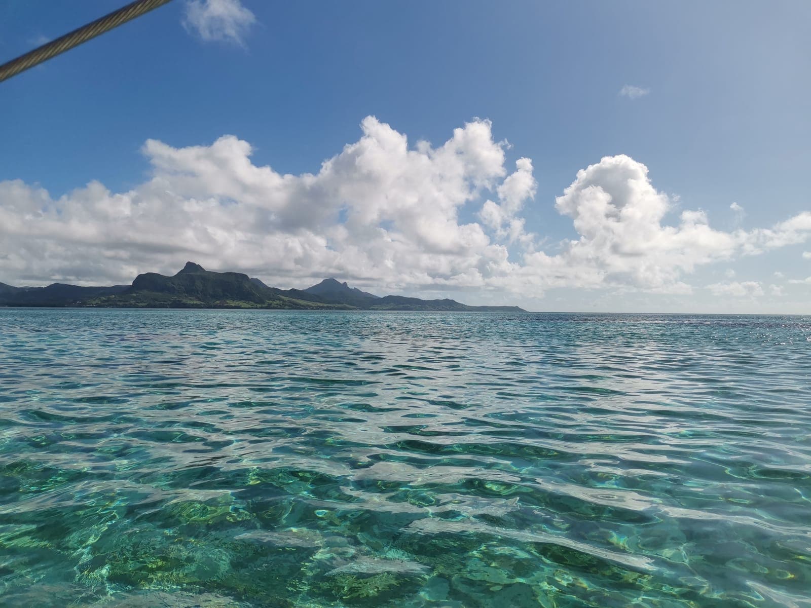 9:15 am, the south-east lagoon.