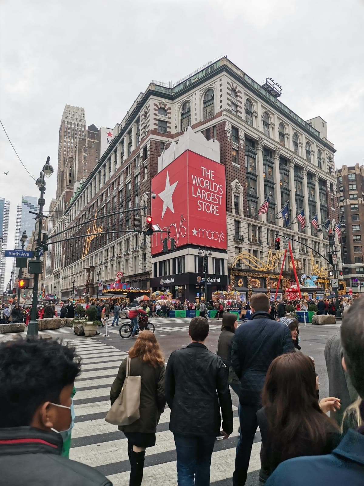 Macy’s on Herald Square, then the Tonight Show at Rockefeller Center.