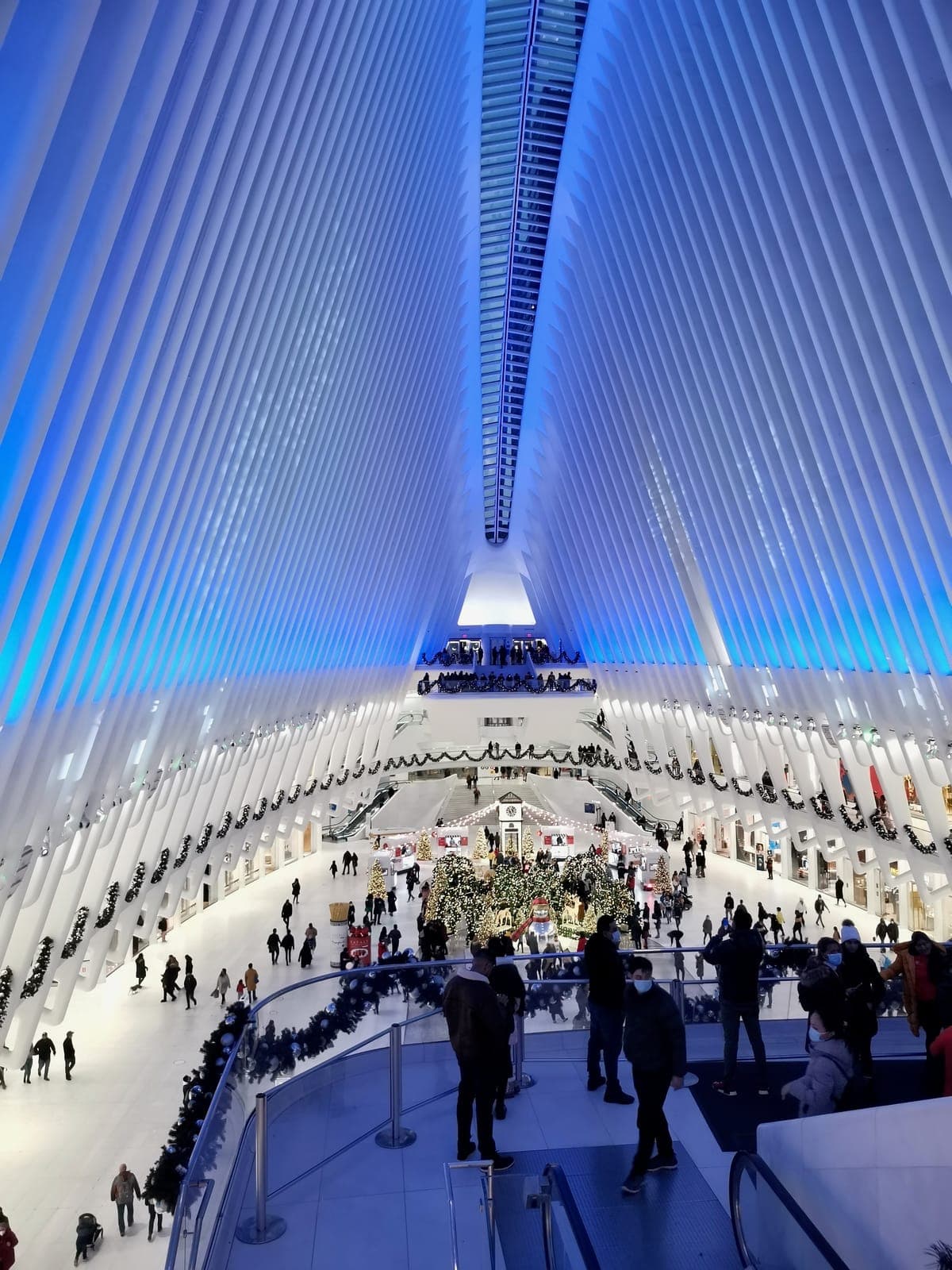 The Oculus, outside then in.